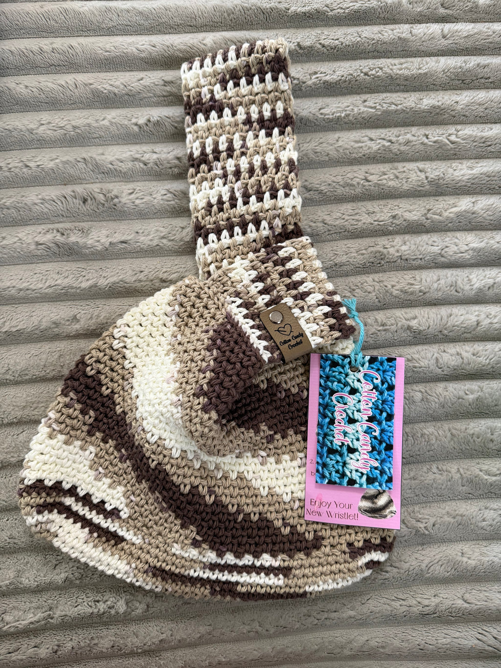 Japanese Knot Bag in Mocha Latte
