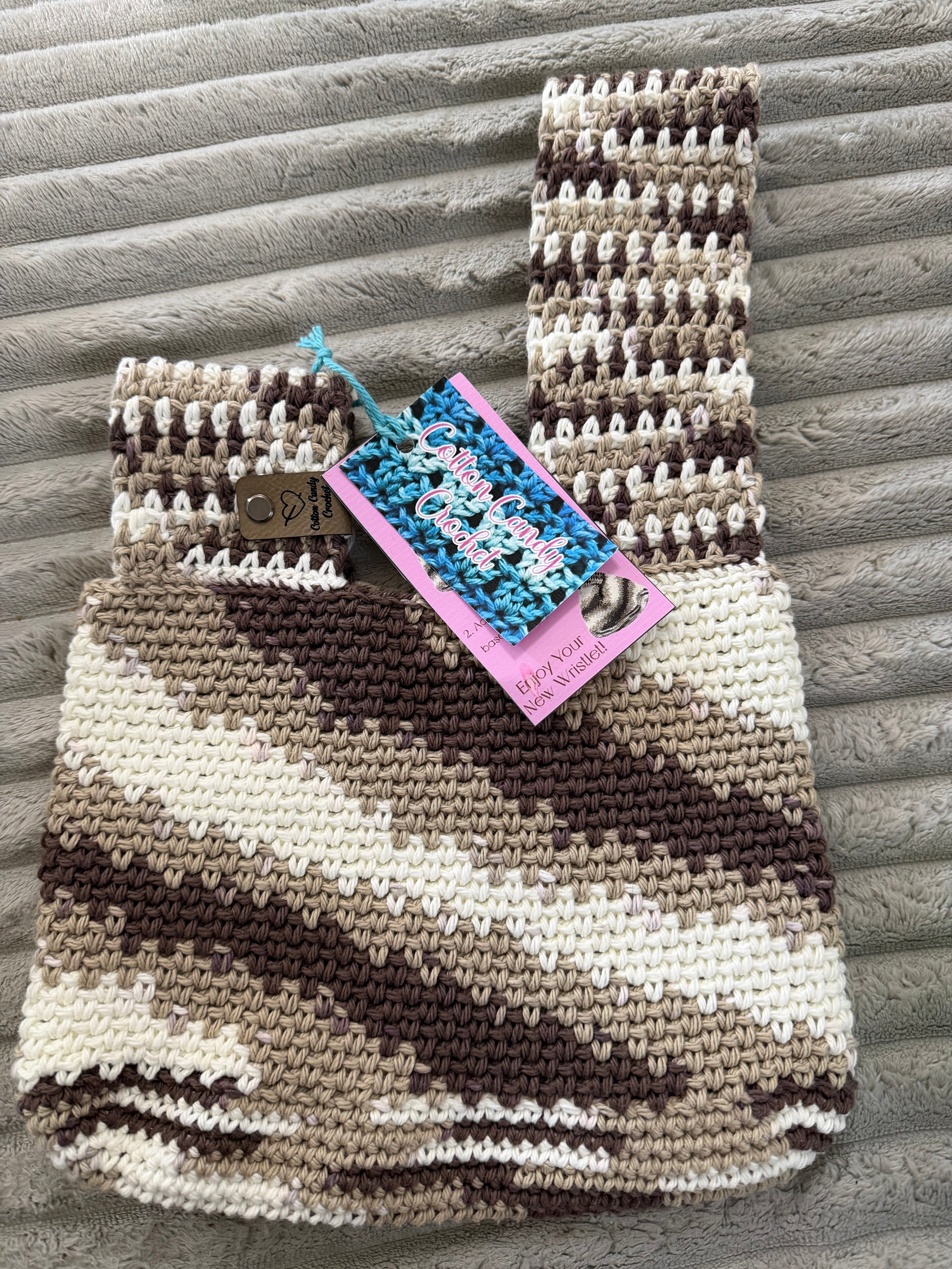 Japanese Knot Bag in Mocha Latte