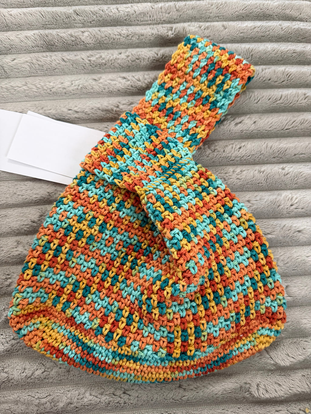 Japanese Knot Bag in Desert Gold