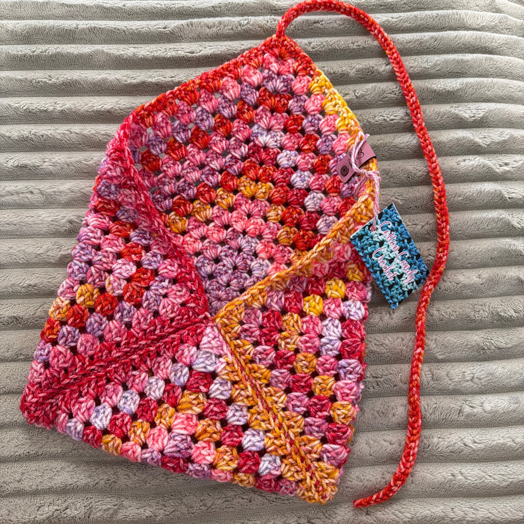 Book/Kindle Cover Pink Starburst - Wrap Around Envelope Closure