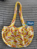Mesh Market Bag - Creamsicle Ombré