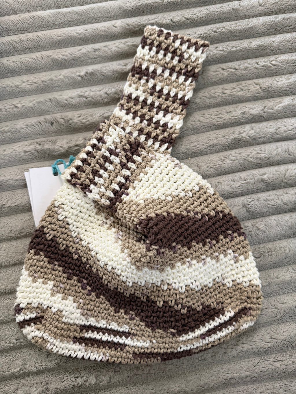 Japanese Knot Bag in Mocha Latte