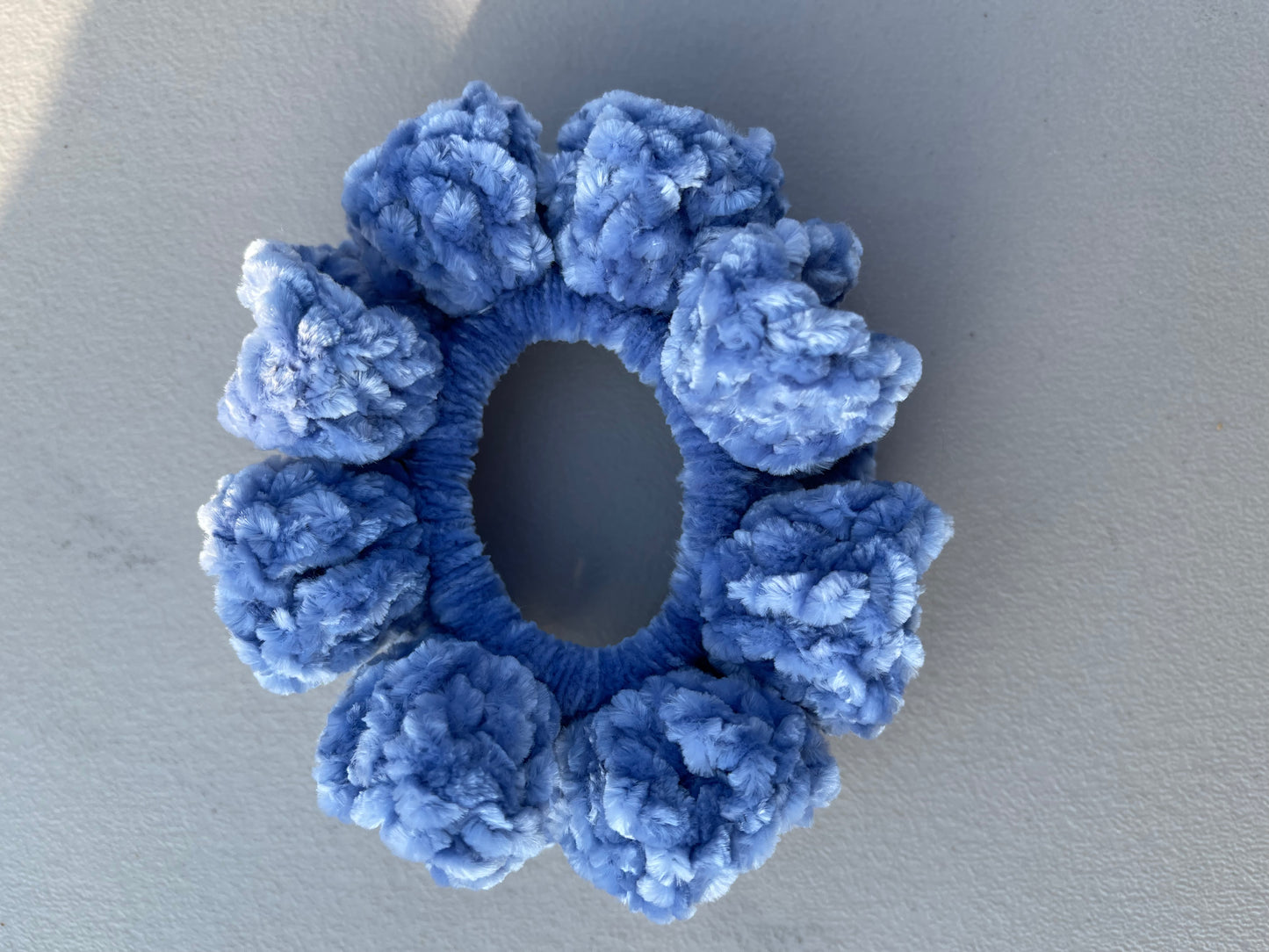 Smokey Blue Scrunchie