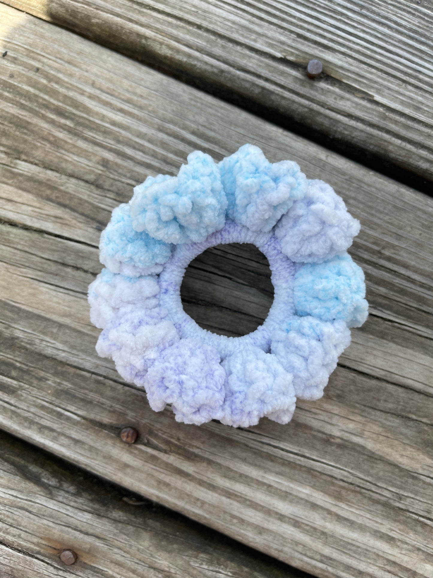 Mini Pastel Blue/Purple Scrunchie