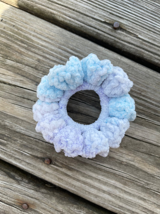 Mini Pastel Blue/Purple Scrunchie