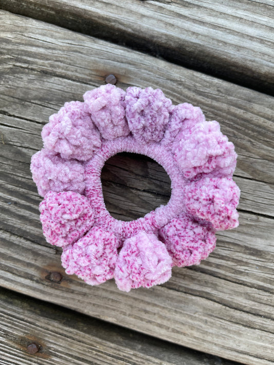 Mini Pastel Pink Ombré Scrunchie