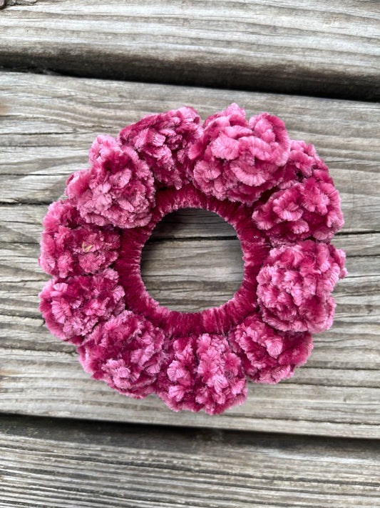 Cranberry Scrunchie