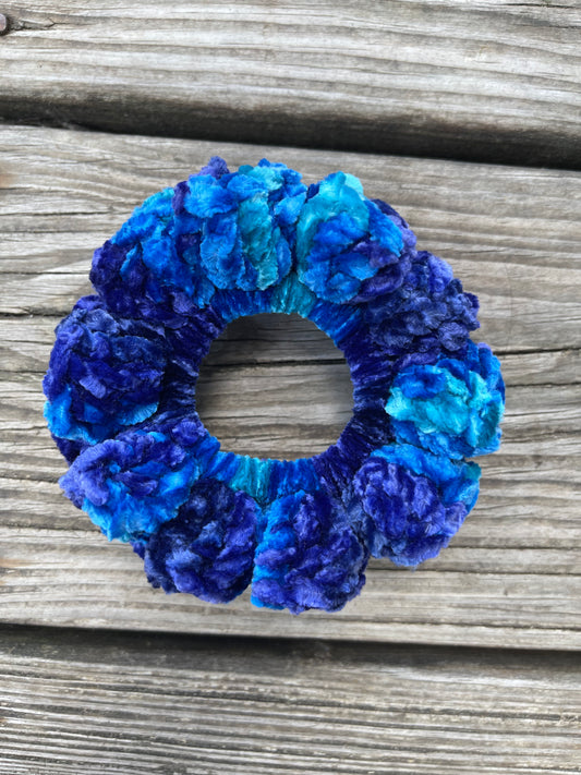 Blue Brilliance Scrunchie