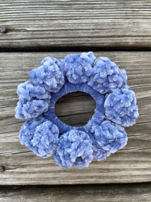 Smokey Blue Scrunchie