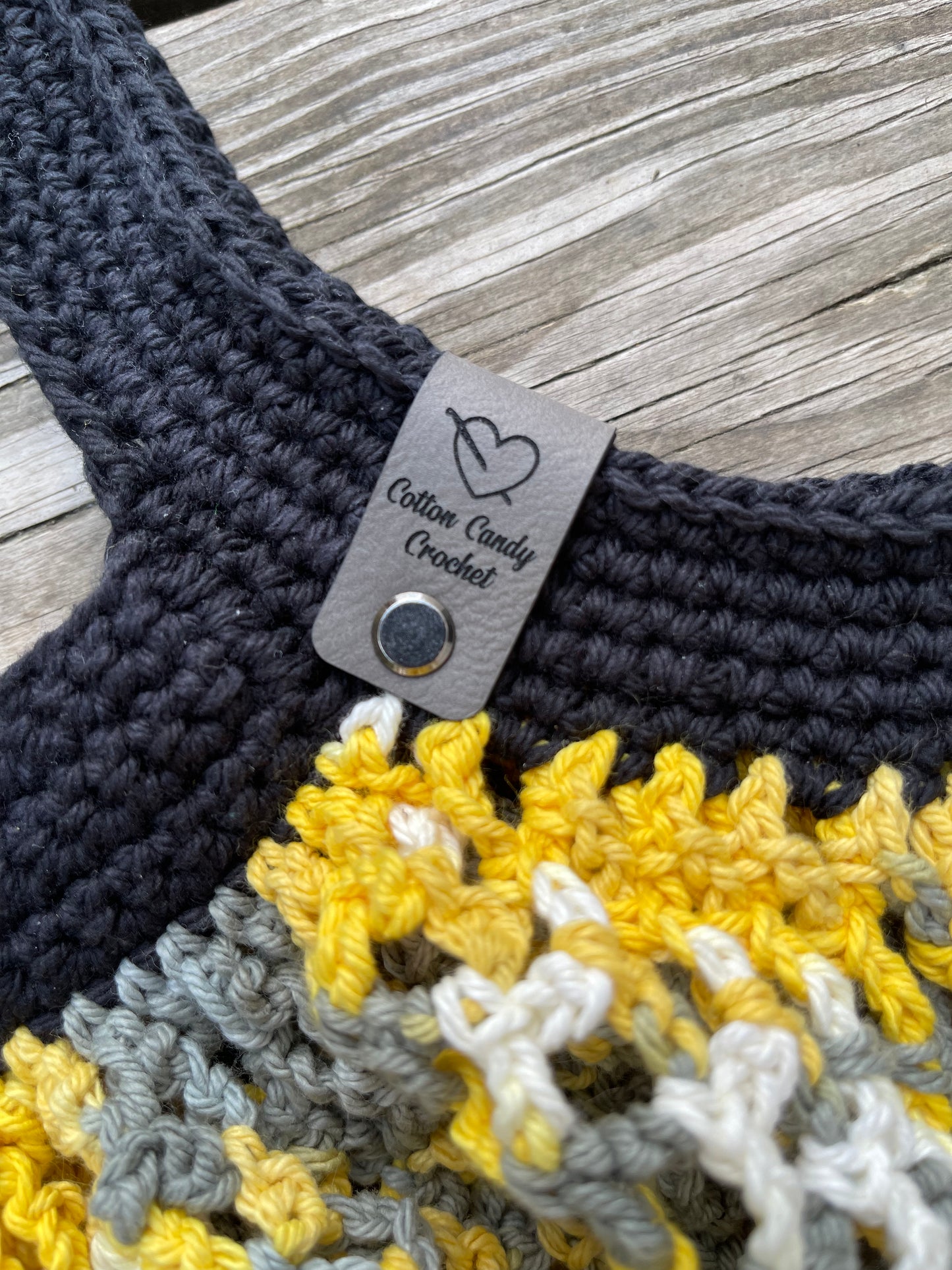 Mesh Market Bag - Appstate Spirit Ombré