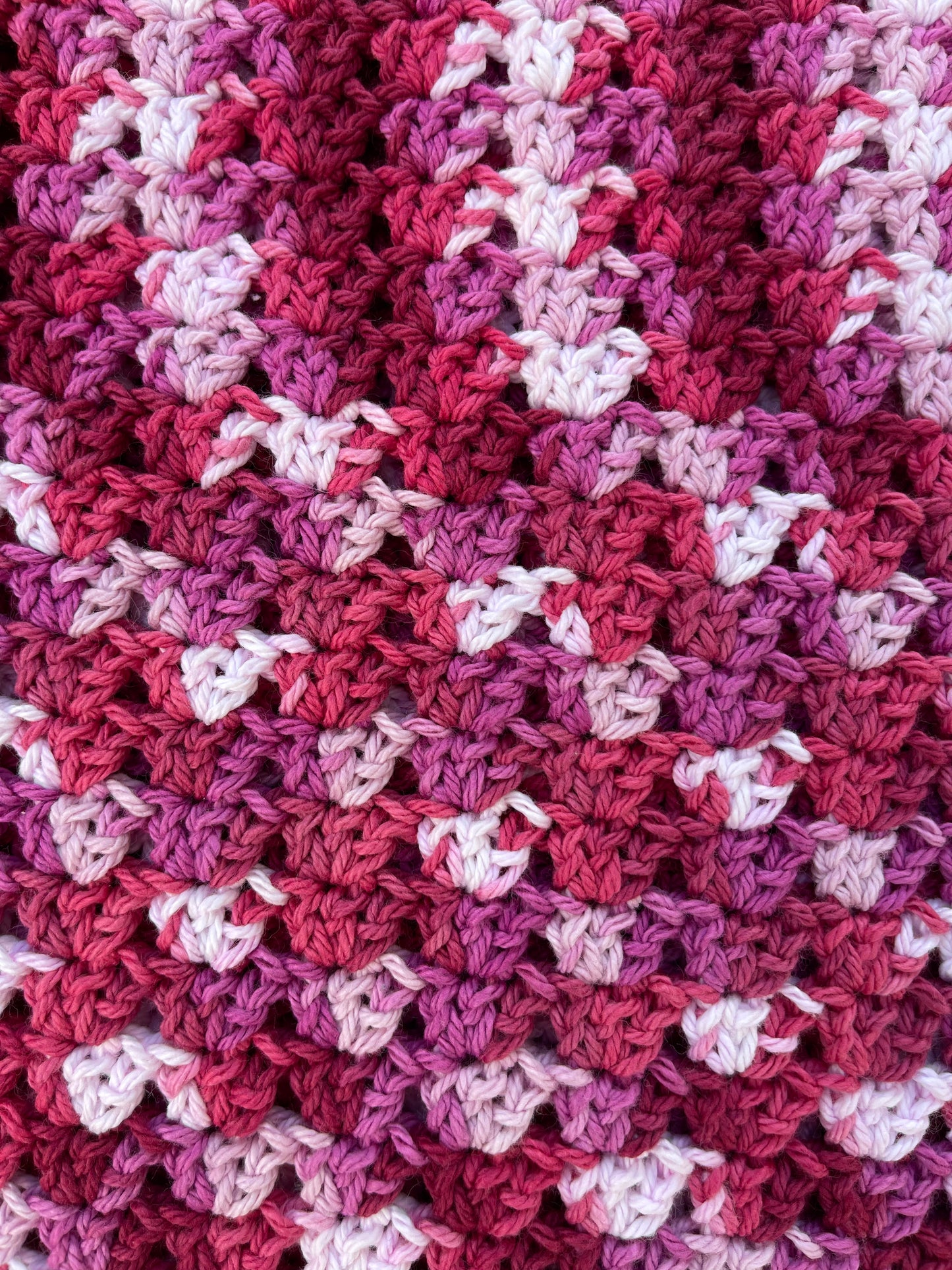 Granny Stitch Tote - Pink Paradise